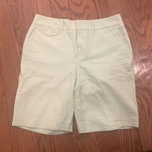 Ralph Lauren Golf - Women’s Shorts - white & green stripes - size 4